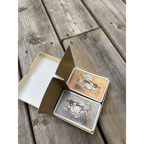 Lipizzaner Double Deck Playing Cards In Package VINTAGE - Picture 3 of 5
